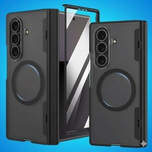 AXS Essential Bundle Galaxy Z Fold 7 Case w/ Screen & Hinge Protection –